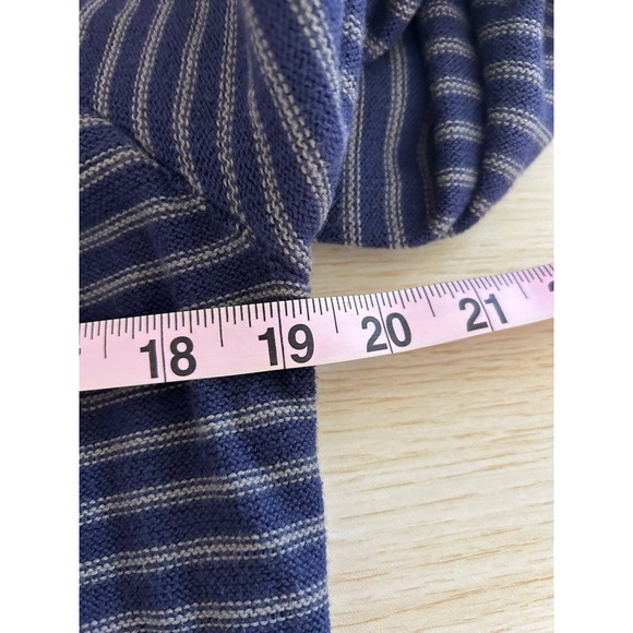 Hanna Andersson Dress Women's L Striped Knit Long Sleeve cotton‎ winter nordic - Picture 8 of 8